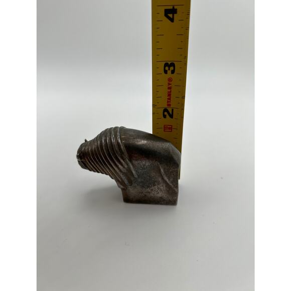 Dansk Designs Silver Bison Paperweight Scandinavian Modern - Picture 8 of 8